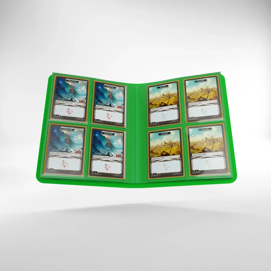 Gamegenic Casual Album - Green - 8-Pocket Standard-Size