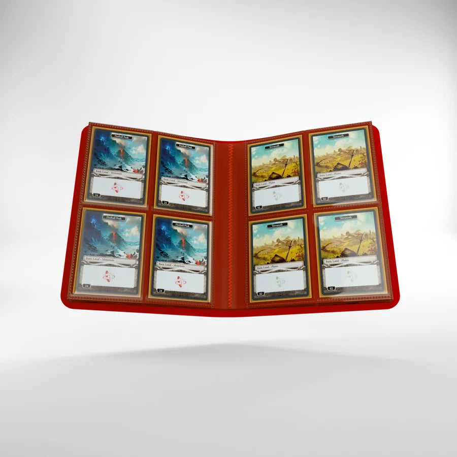 Gamegenic Casual Album - Red - 8-Pocket Standard-Size