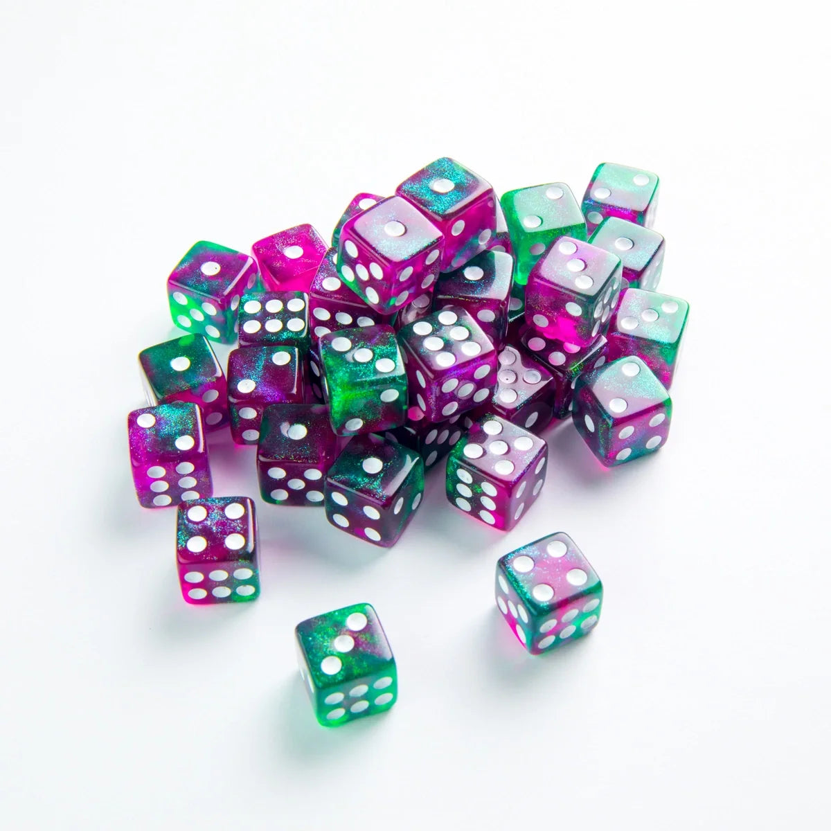 Gamegenic D6 Dice Set - Galaxy Series - Aurora (36x 12mm D6)