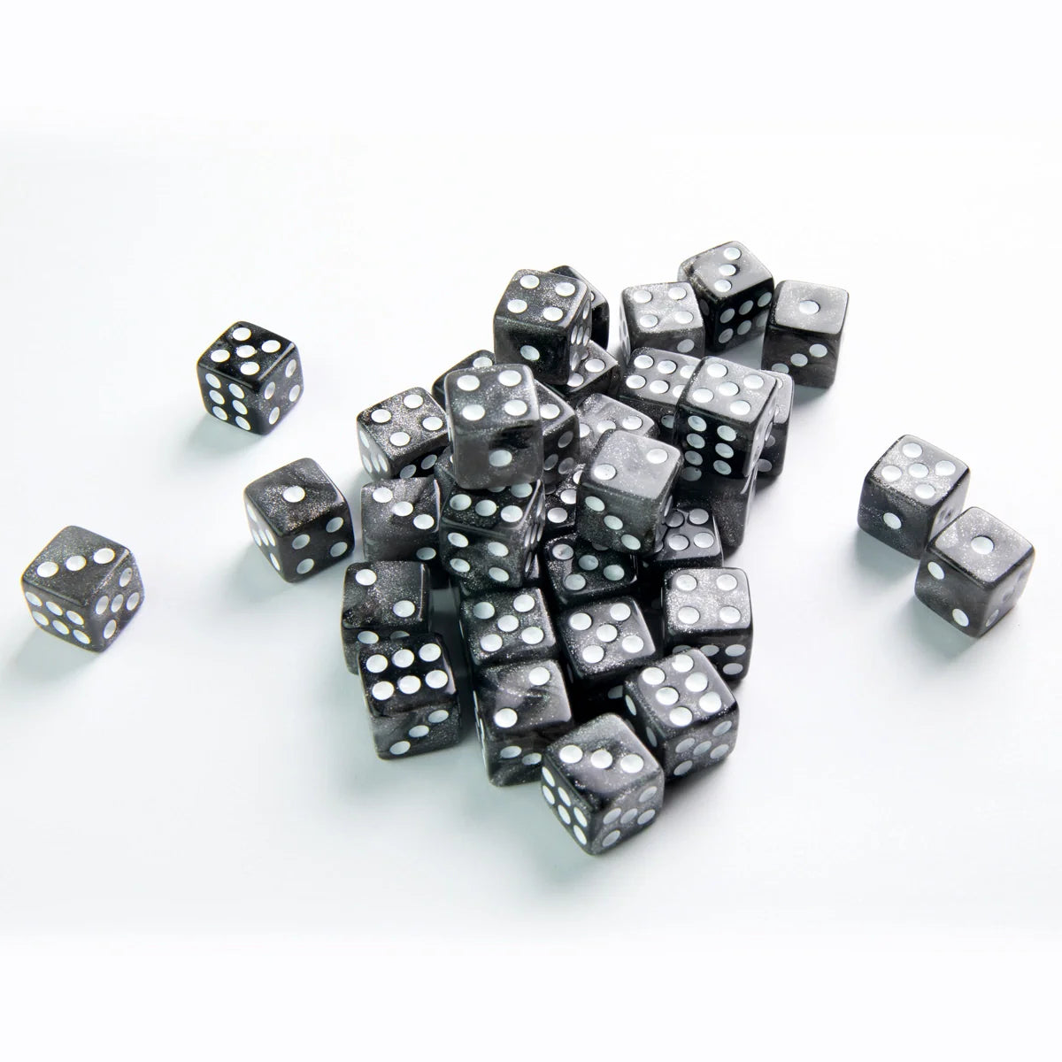 Gamegenic D6 Dice Set - Galaxy Series - Moon (36x 12mm D6)