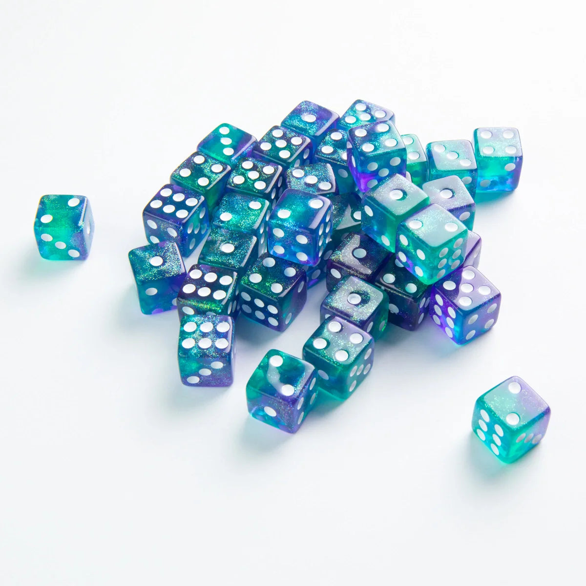 Gamegenic D6 Dice Set - Galaxy Series - Neptune (36x 12mm D6)