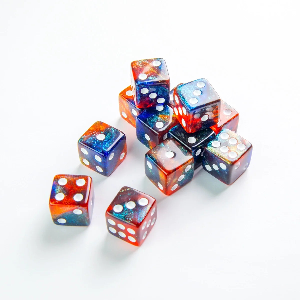 Gamegenic D6 Dice Set - Galaxy Series - Mars (12x 16mm D6)