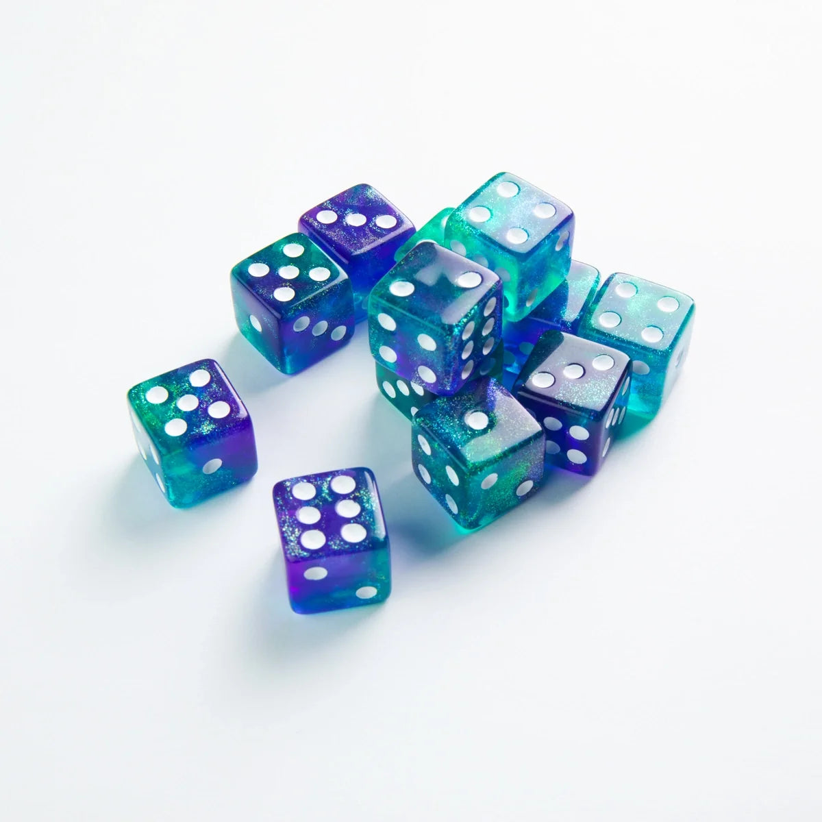 Gamegenic D6 Dice Set - Galaxy Series - Neptune (12x 16mm D6)