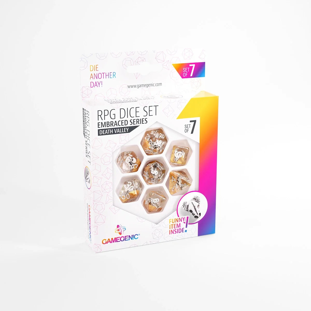 Gamegenic RPG Dice Set - Embraced Series - Death Valley