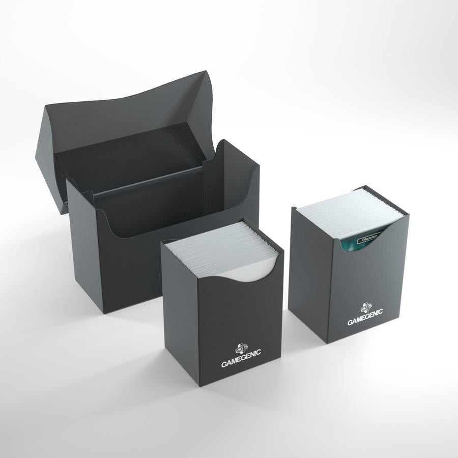 Gamegenic Double Deck Holder 160+ Deck Box - Black