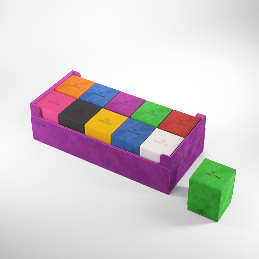 Gamegenic Dungeon 1100+ Convertible Premium Deck Box - Purple