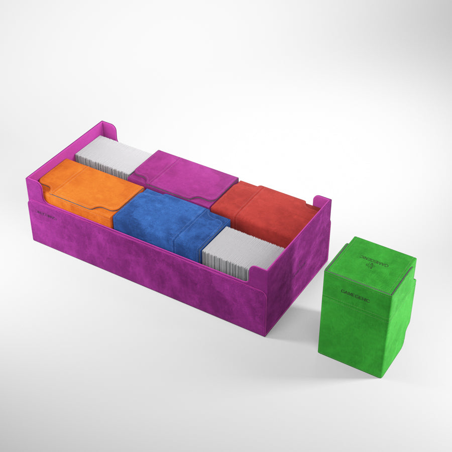 Gamegenic Dungeon 1100+ Convertible Premium Deck Box - Purple