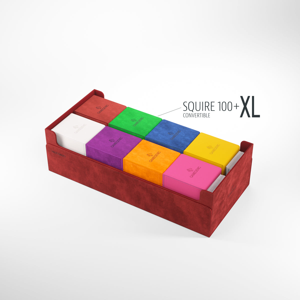 Gamegenic Dungeon 1100+ Convertible Premium Deck Box - Red