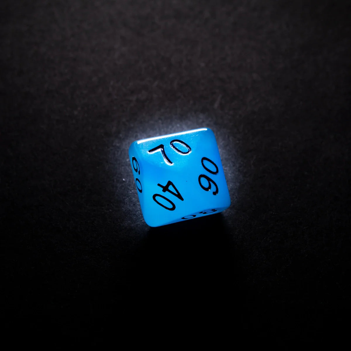 Gamegenic RPG Dice Set - Glow Series - Icy Crumbs