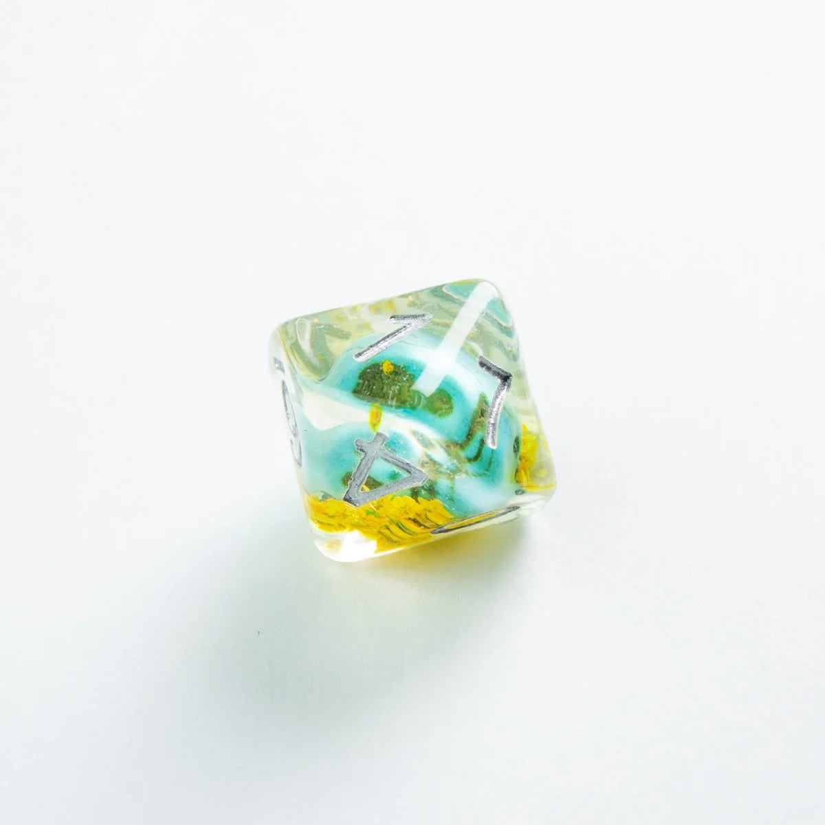 Gamegenic RPG Dice Set - Embraced Series - Green Skull