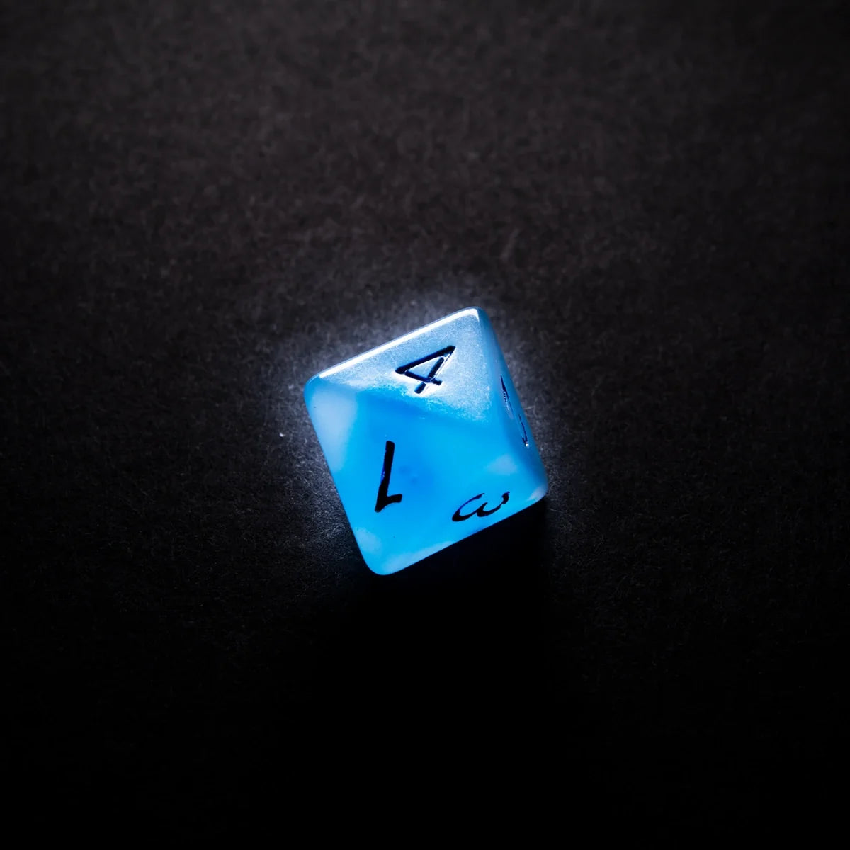 Gamegenic RPG Dice Set - Glow Series - Icy Crumbs