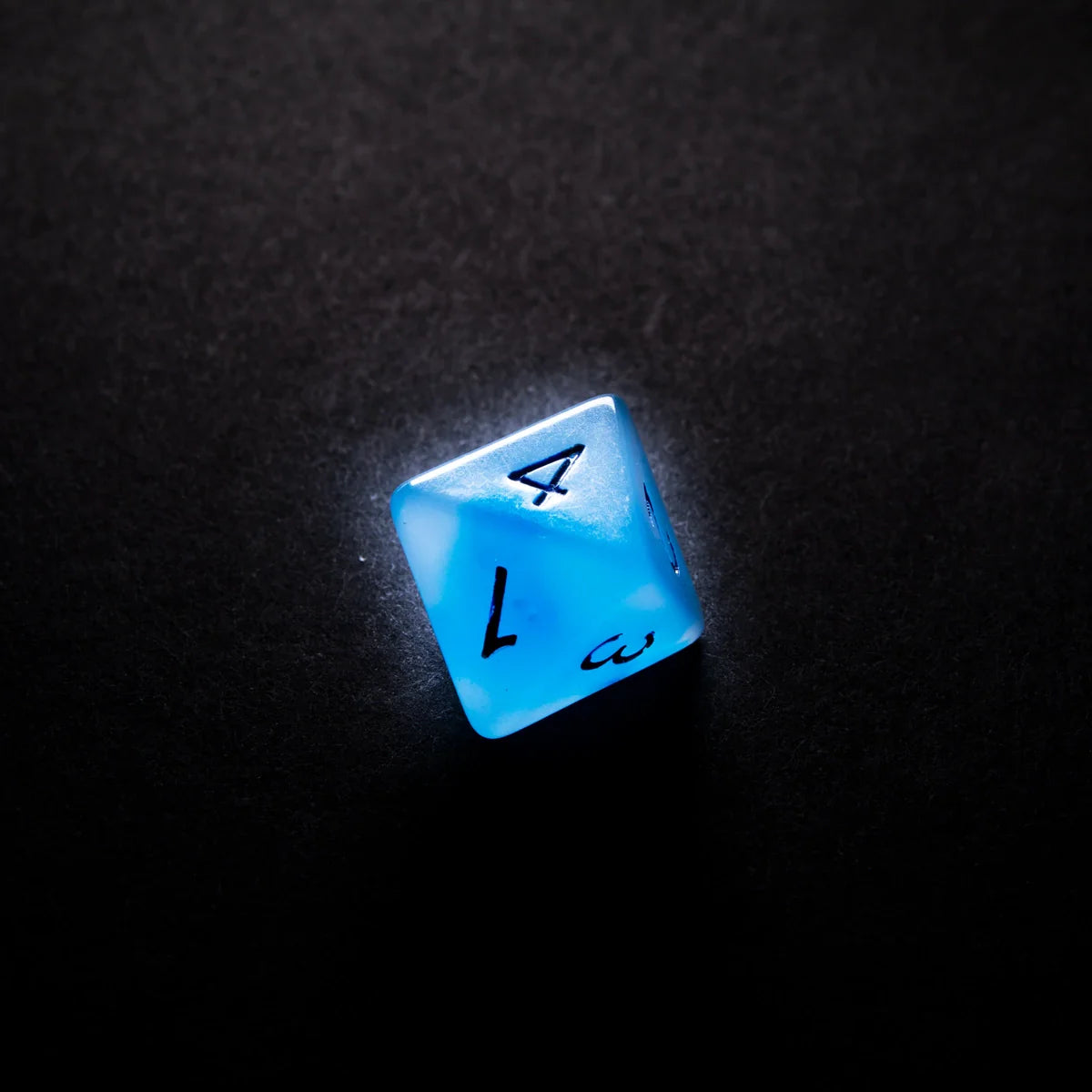 Gamegenic RPG Dice Set - Glow Series - Icy Crumbs