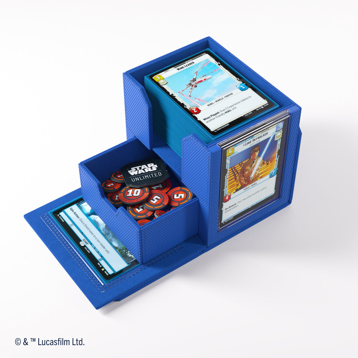 Gamegenic Star Wars: Unlimited Deck Pod Premium Deck Box - Blue