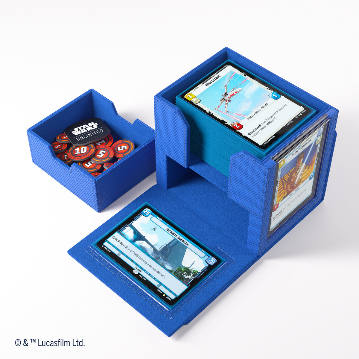 Gamegenic Star Wars: Unlimited Deck Pod Premium Deck Box - Blue