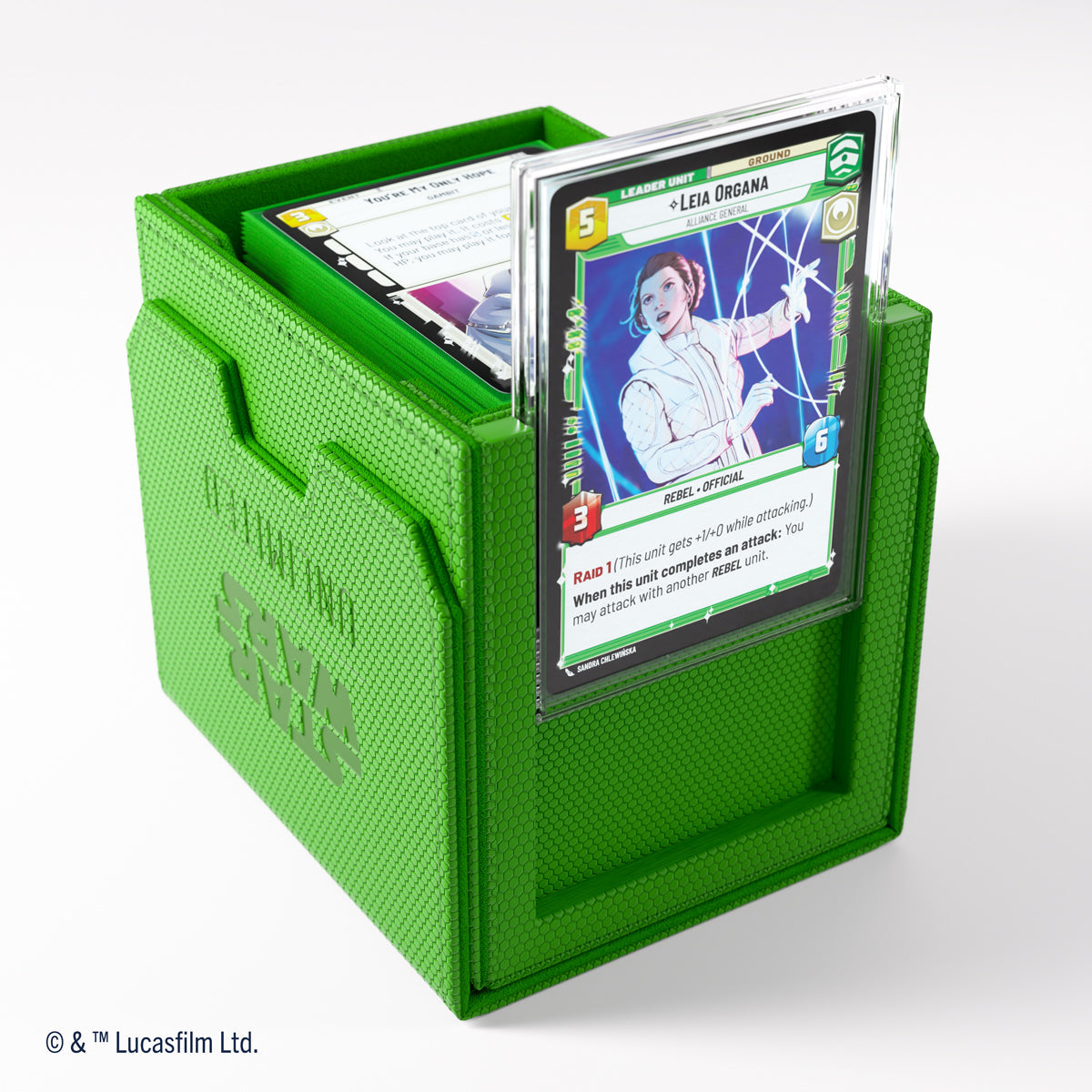 Gamegenic Star Wars: Unlimited Deck Pod Premium Deck Box - Green