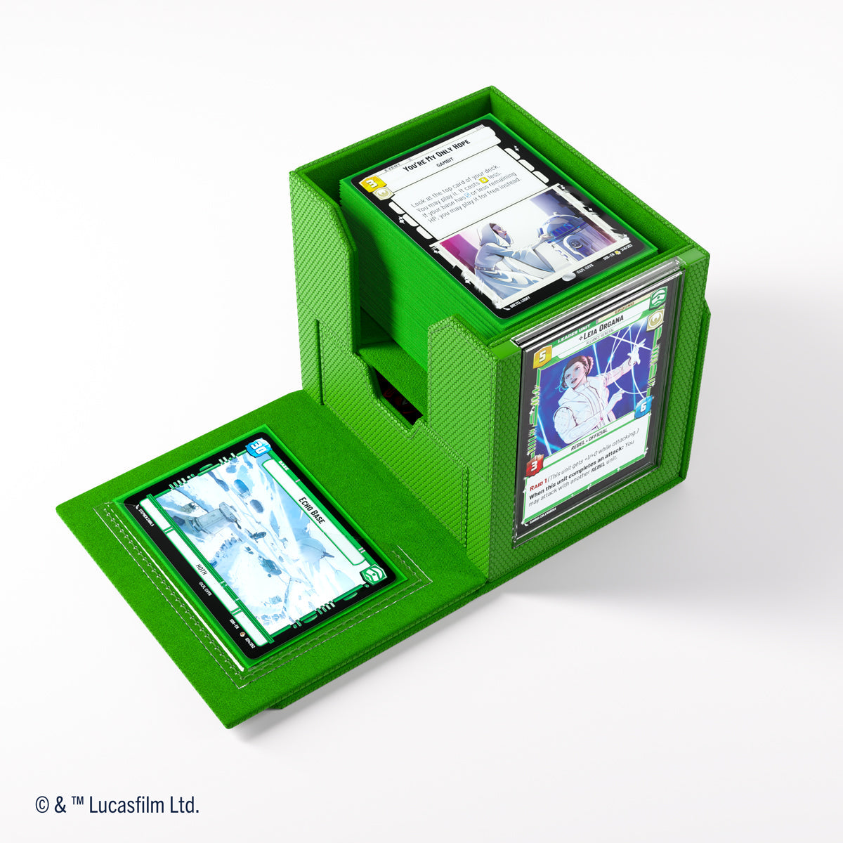 Gamegenic Star Wars: Unlimited Deck Pod Premium Deck Box - Green