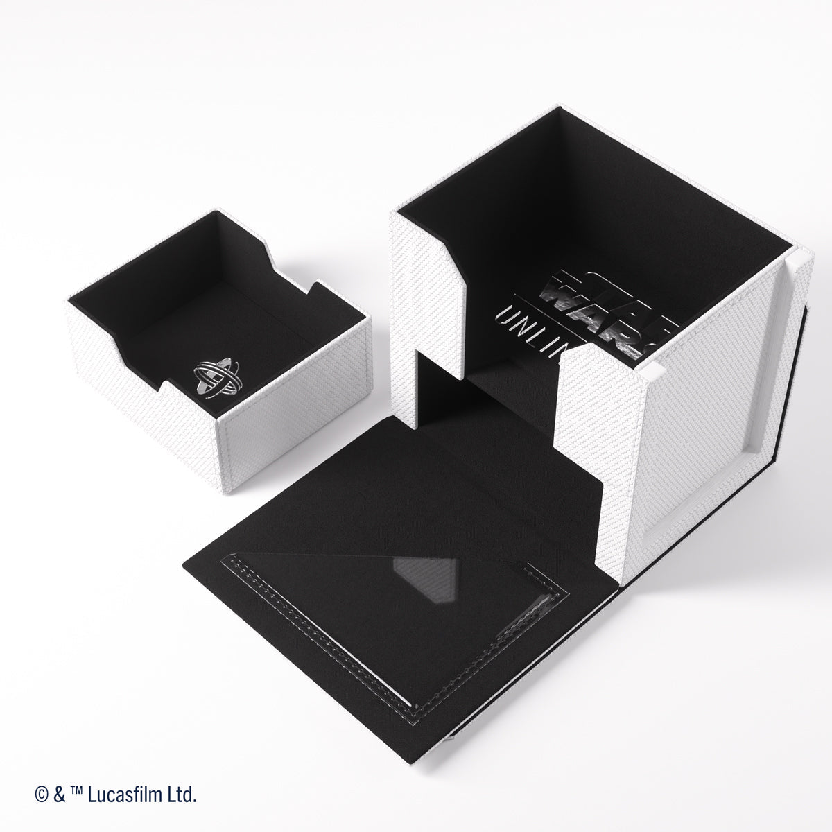 Gamegenic Star Wars: Unlimited Deck Pod Premium Deck Box - White / Black