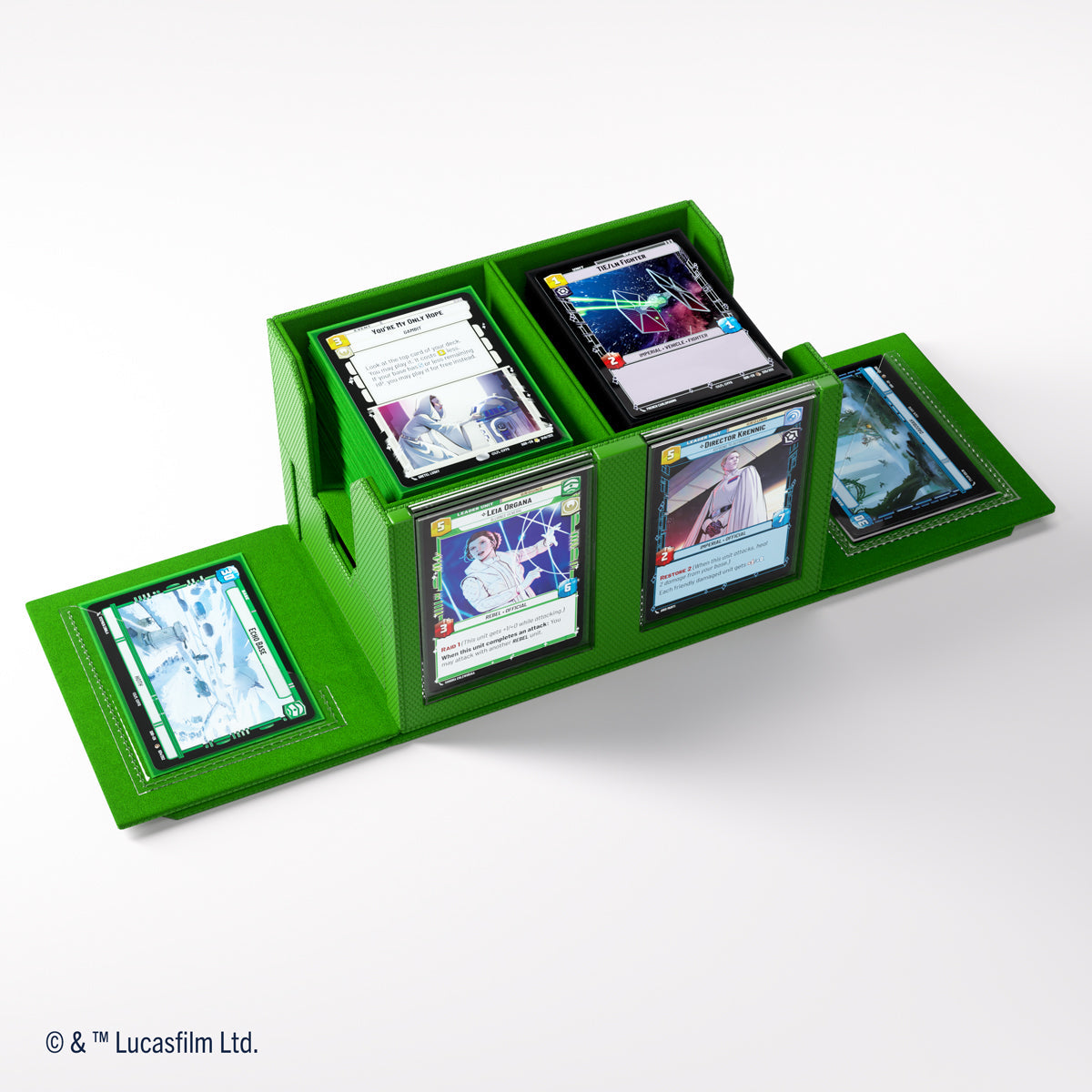 Gamegenic Star Wars: Unlimited Double Deck Pod Premium Deck Box - Green