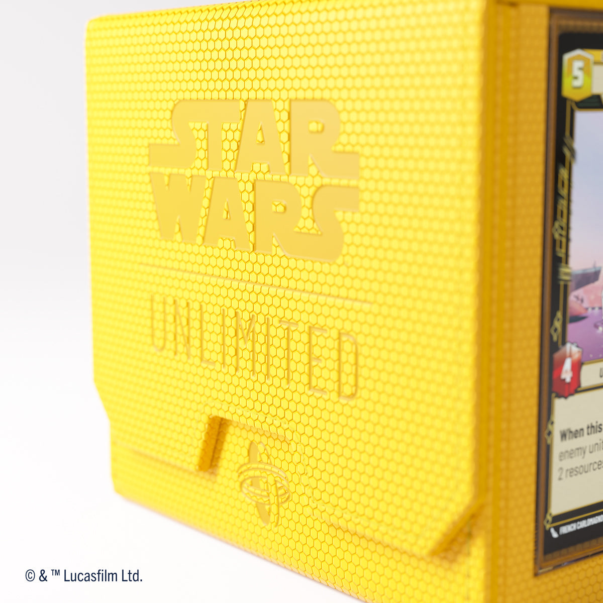 Gamegenic Star Wars: Unlimited Double Deck Pod Premium Deck Box - Yellow