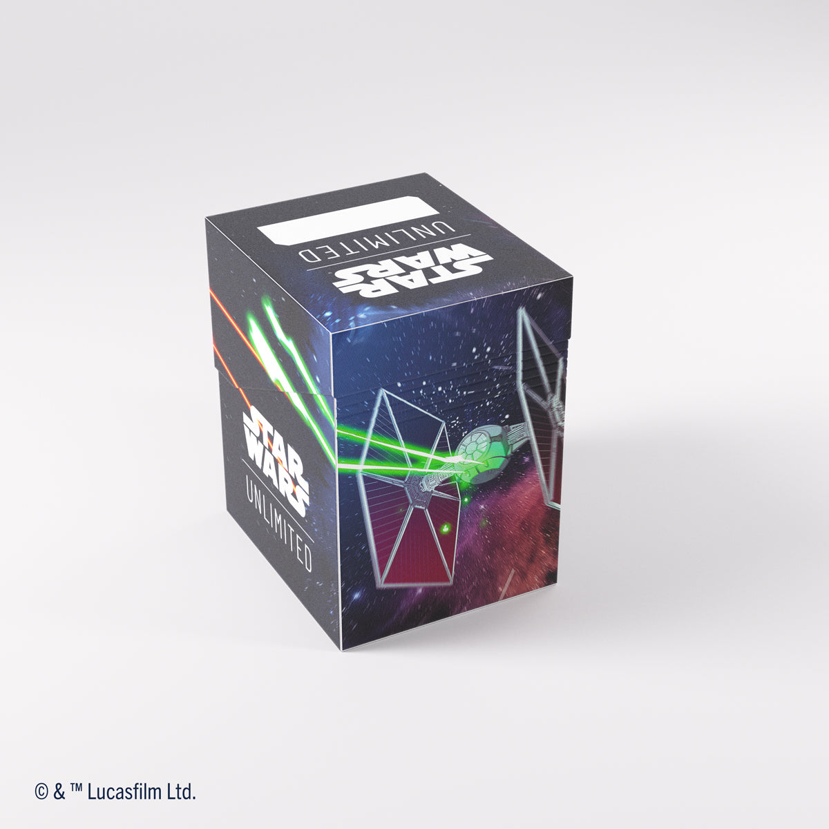 Gamegenic Star Wars: Unlimited Soft Crate Deck Box - X-Wing / TIE Fighter