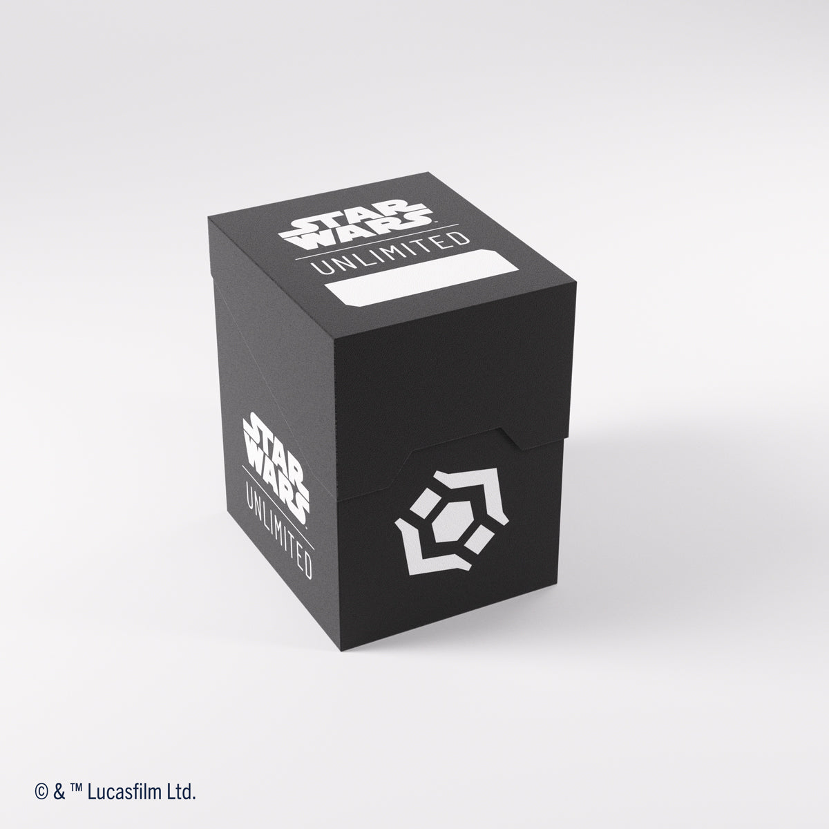 Gamegenic Star Wars: Unlimited Soft Crate Deck Box - Black / White