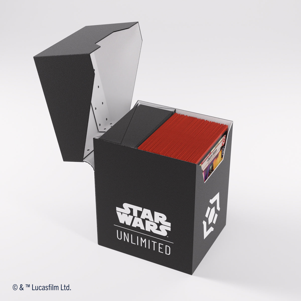 Gamegenic Star Wars: Unlimited Soft Crate Deck Box - Black / White