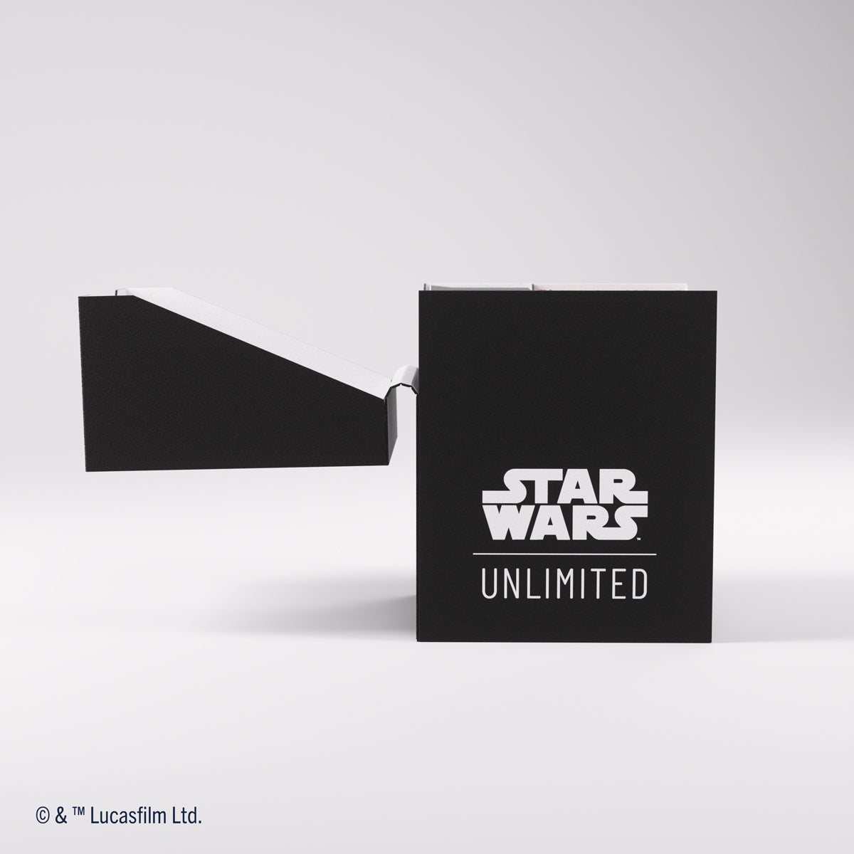 Gamegenic Star Wars: Unlimited Soft Crate Deck Box - Black / White