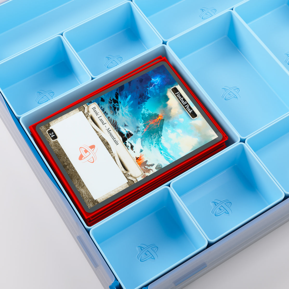 Gamegenic Token Silo XL Convertible Advanced Storage Box - Blue