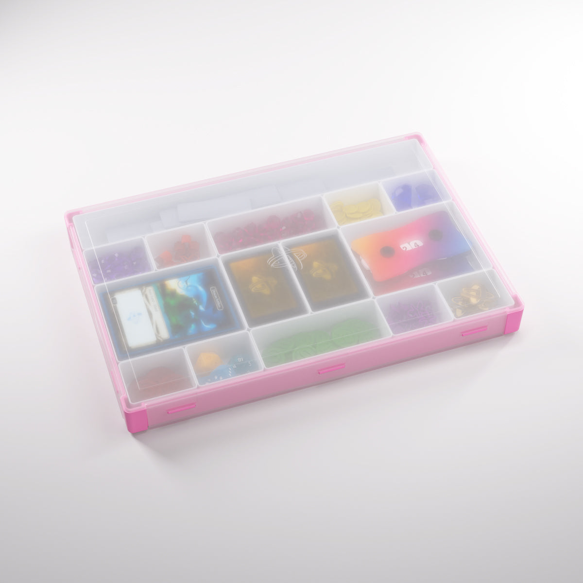 Gamegenic Token Silo XL Convertible Advanced Storage Box - Pink/White
