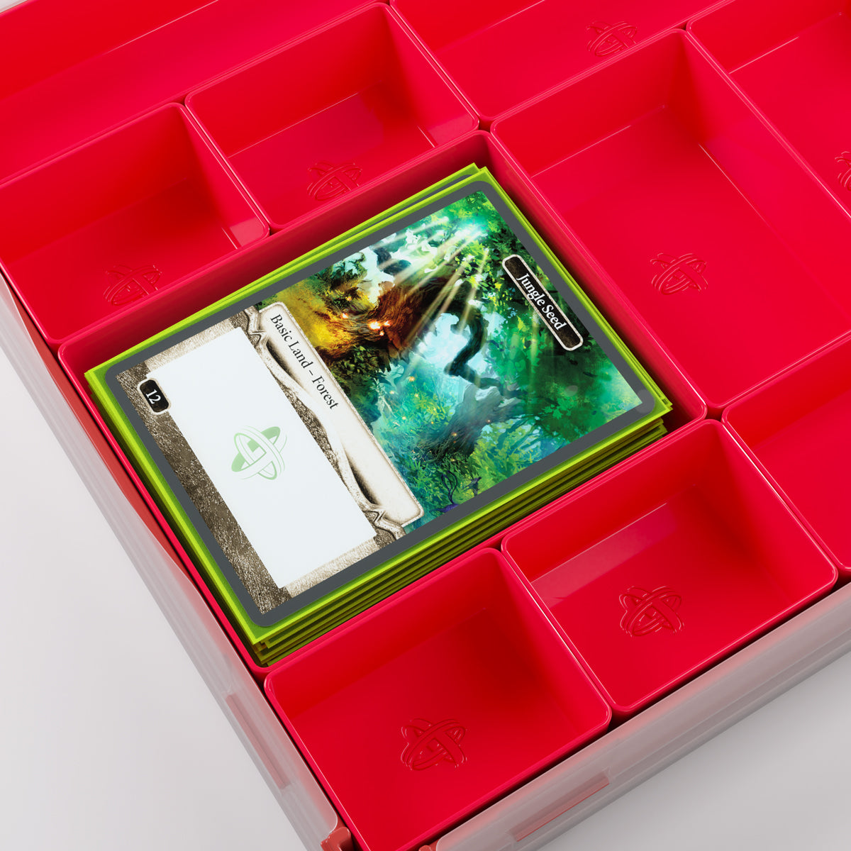 Gamegenic Token Silo XL Convertible Advanced Storage Box - Red