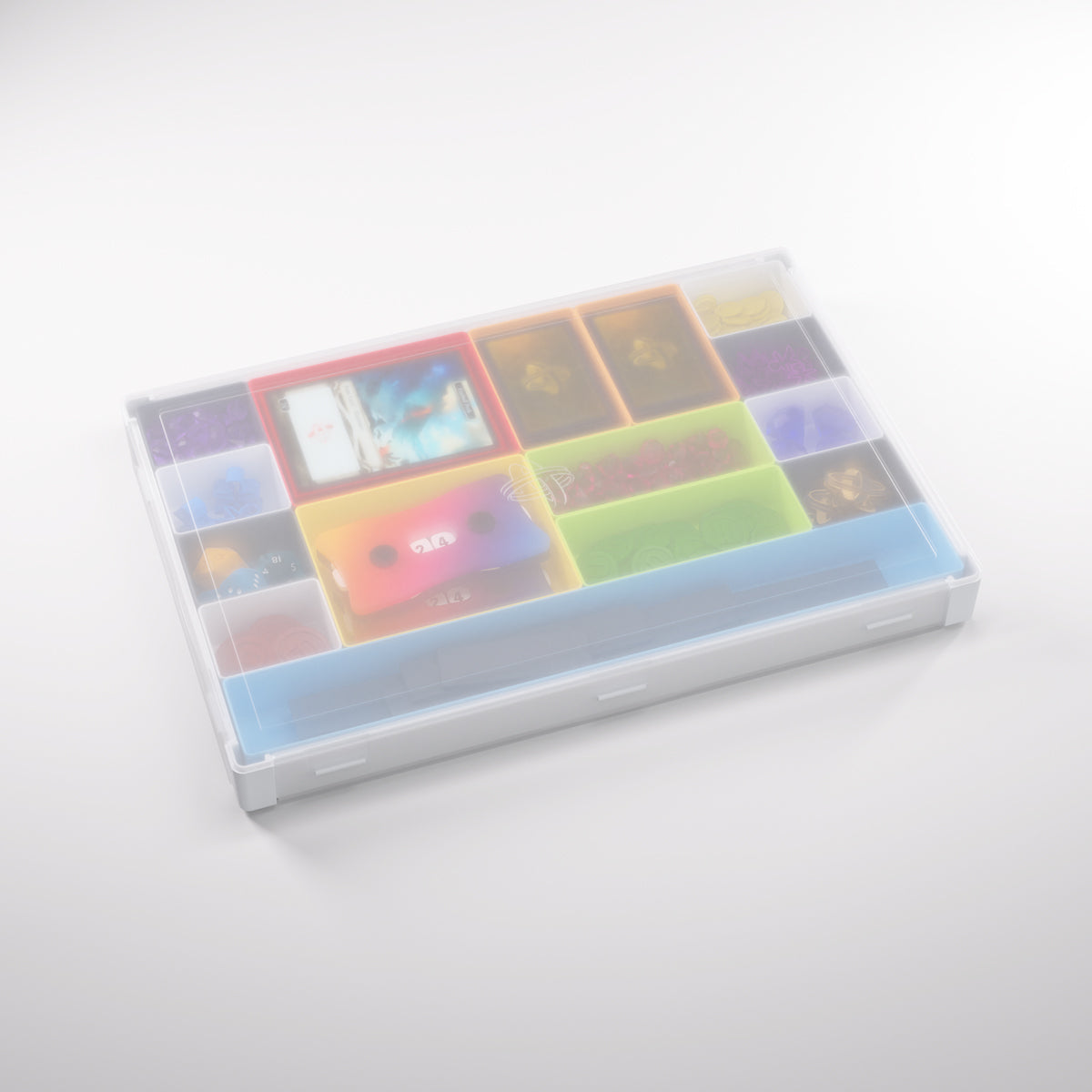 Gamegenic Token Silo XL Convertible Advanced Storage Box - White/Multicolour