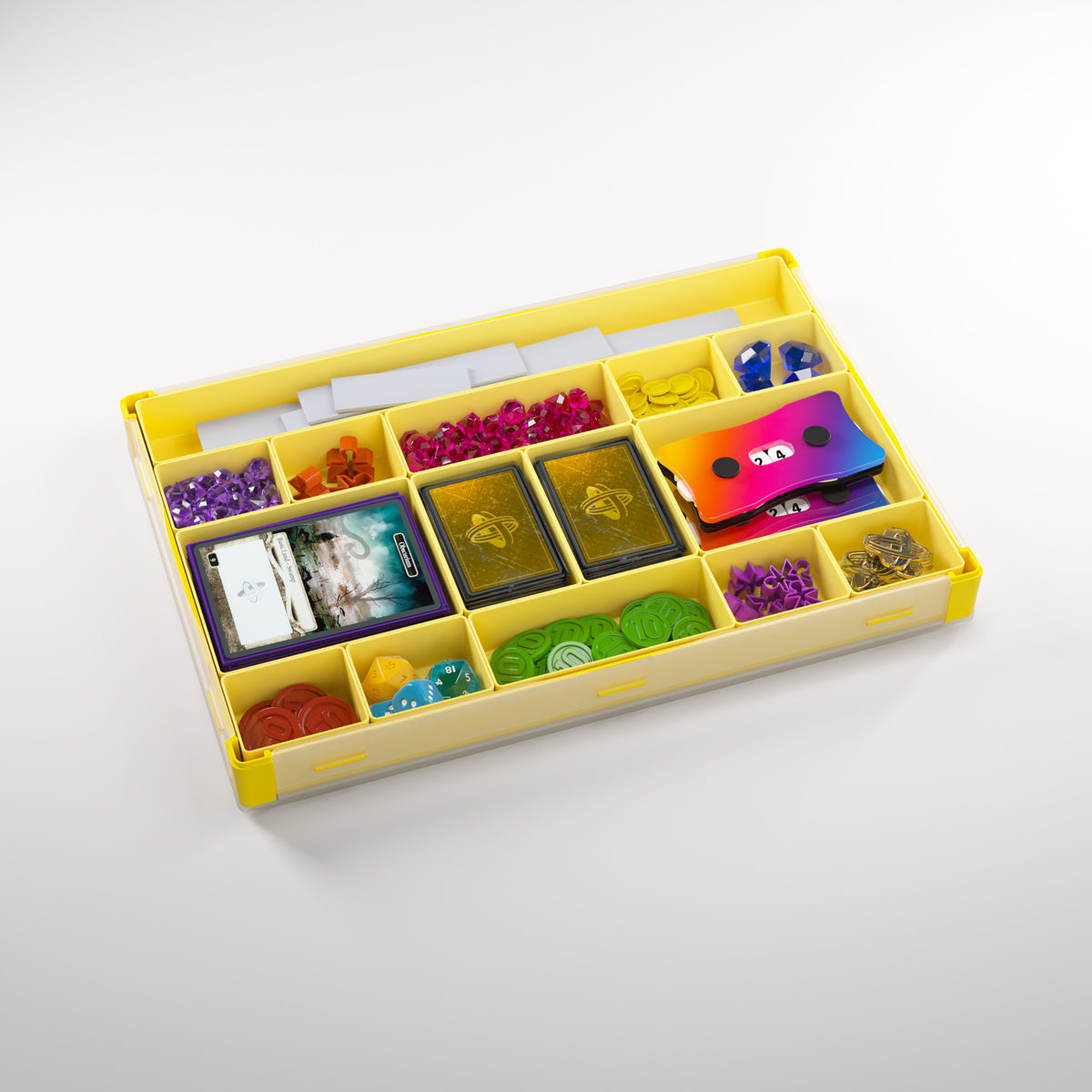 Gamegenic Token Silo XL Convertible Advanced Storage Box - Yellow