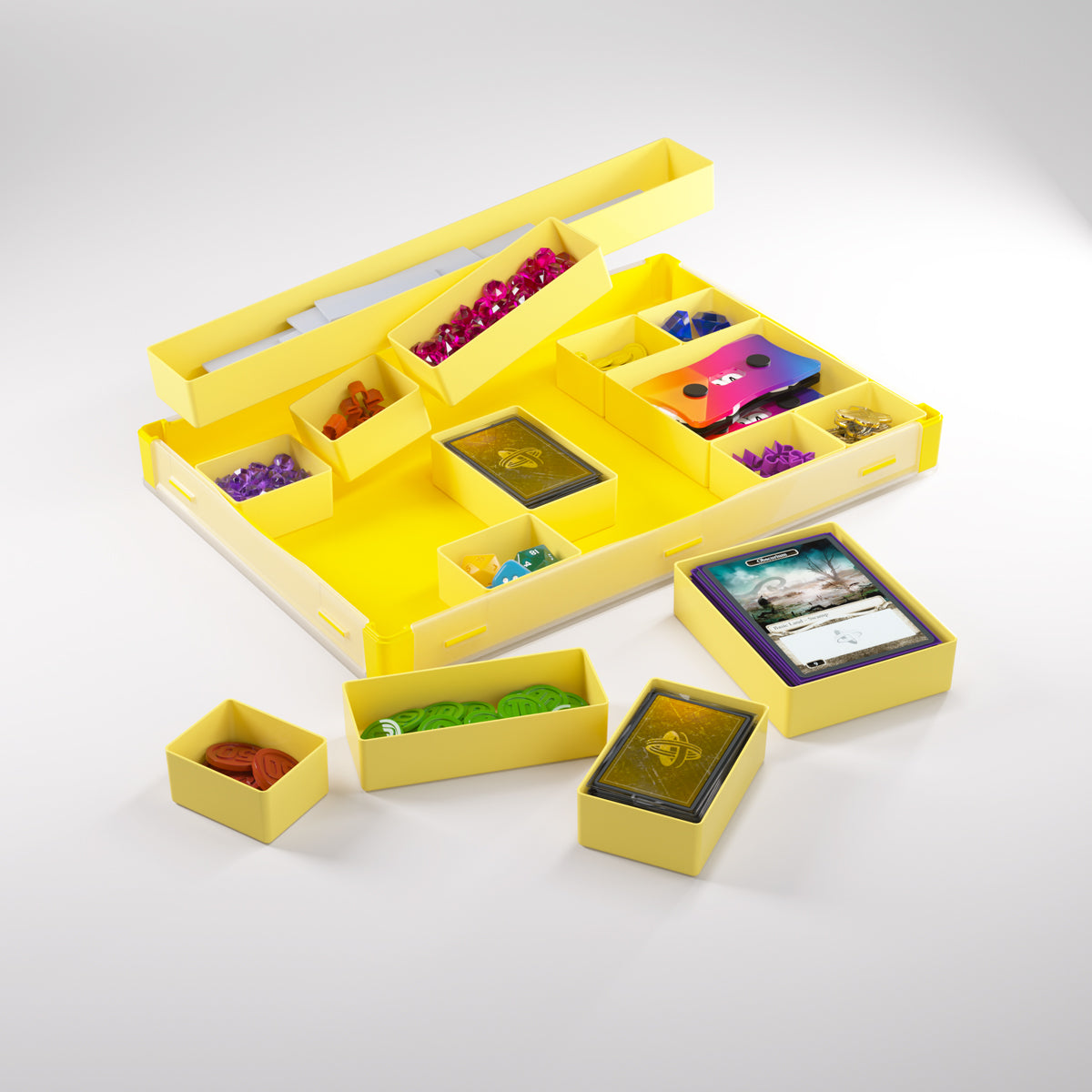 Gamegenic Token Silo XL Convertible Advanced Storage Box - Yellow