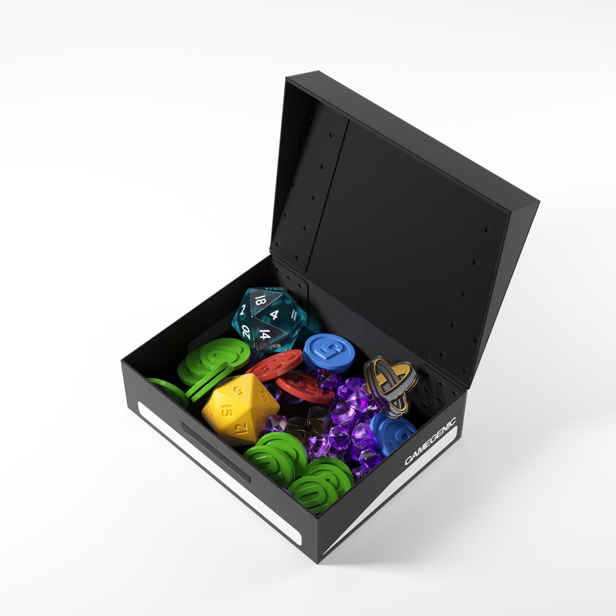 Gamegenic Token Holder Storage Box - Black