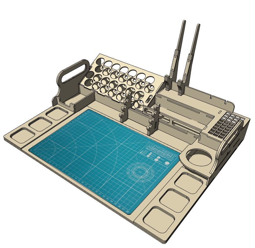 Miniature Scenery - Portable Workstation