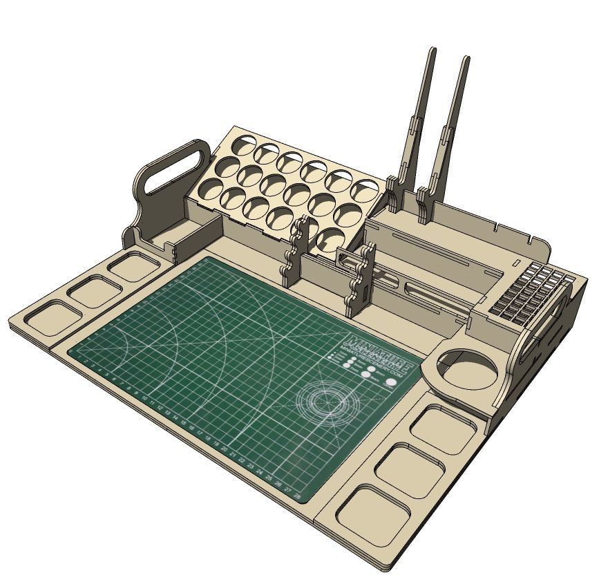 Miniature Scenery - Portable Workstation