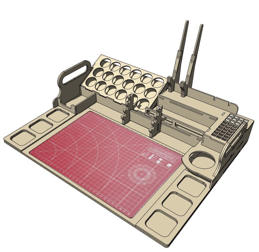 Miniature Scenery - Portable Workstation