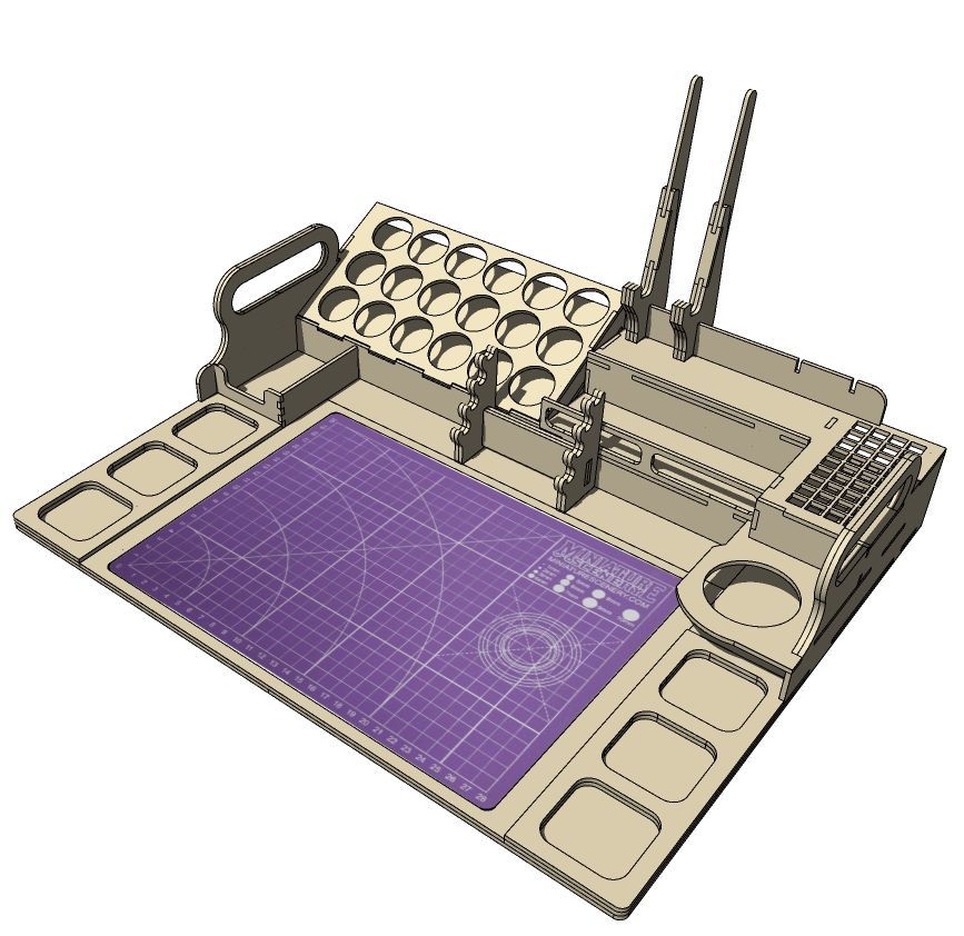 Miniature Scenery - Portable Workstation