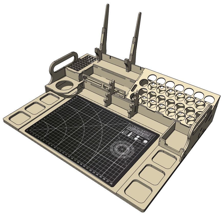 Miniature Scenery - Portable Workstation