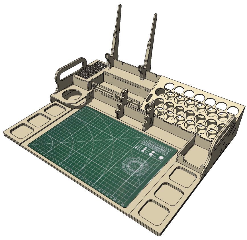 Miniature Scenery - Portable Workstation