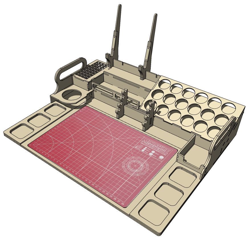 Miniature Scenery - Portable Workstation