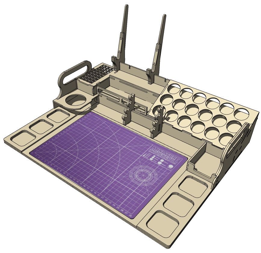 Miniature Scenery - Portable Workstation