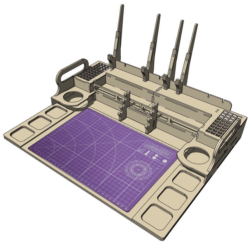 Miniature Scenery - Portable Workstation