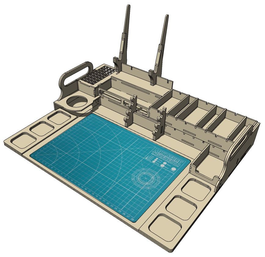 Miniature Scenery - Portable Workstation