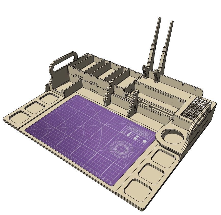 Miniature Scenery - Portable Workstation