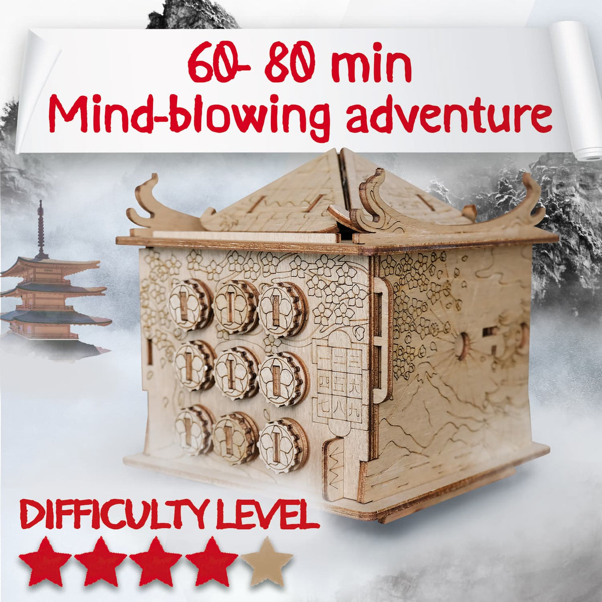 House of the Dragon - Escapeweldt Escape Room Puzzle Box