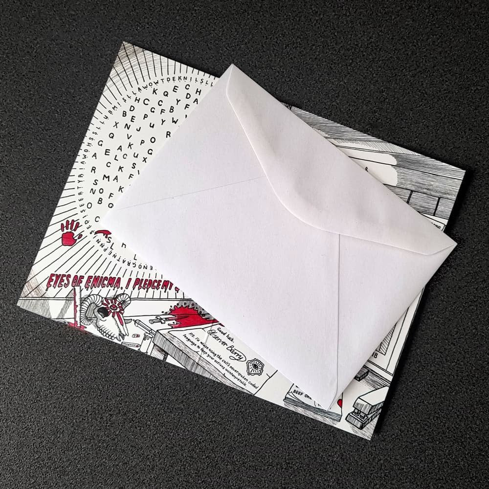 Blood Sacrifice of a Salesman (Mystery Unfolds Puzzle Card)