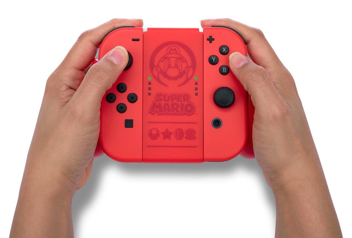 PowerA Joy-Con Comfort Grip for Nintendo Switch - Super Mario Red