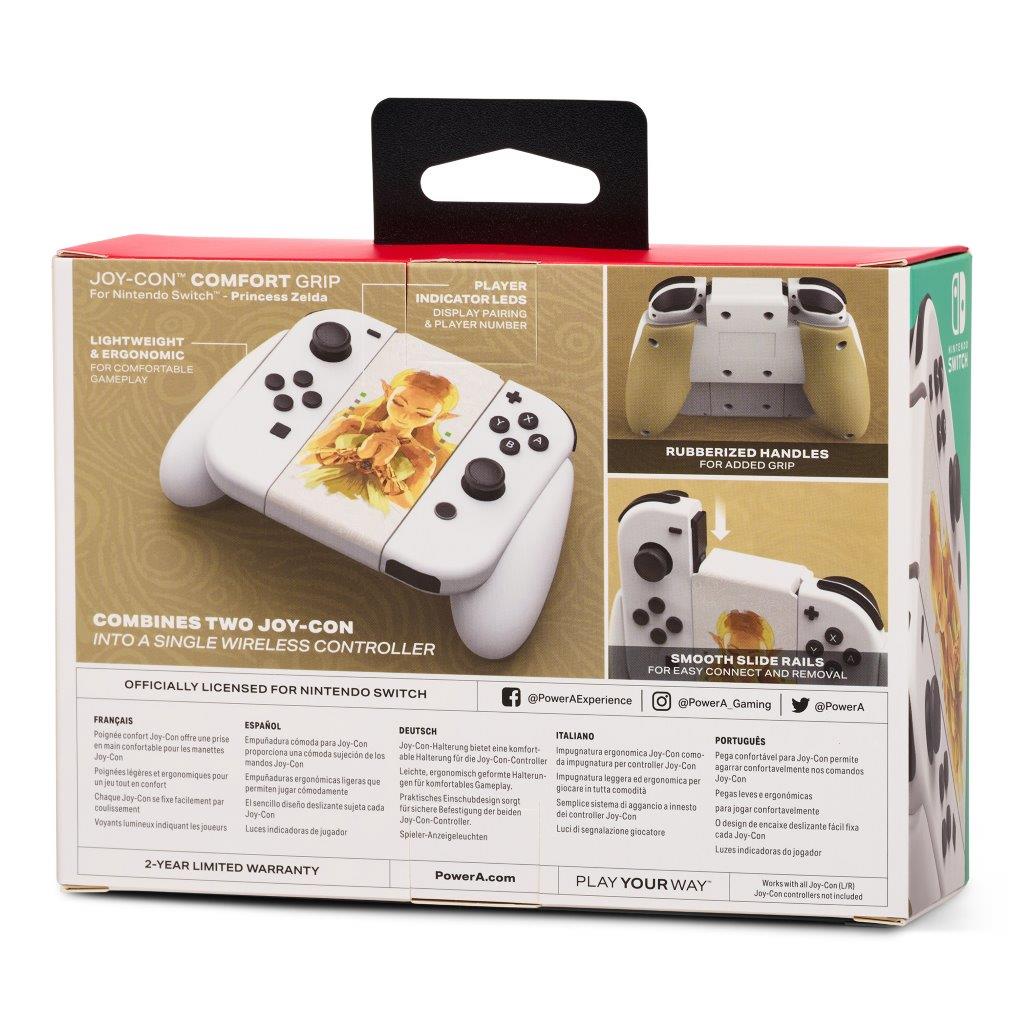 PowerA Joy-Con Comfort Grip for Nintendo Switch - Princess Zelda