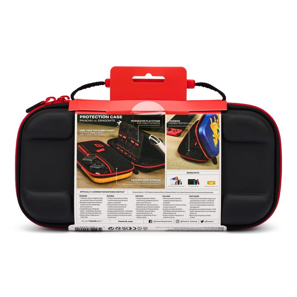 PowerA Protection Case for Nintendo Switch - Pokemon: Pikachu vs Dragonite